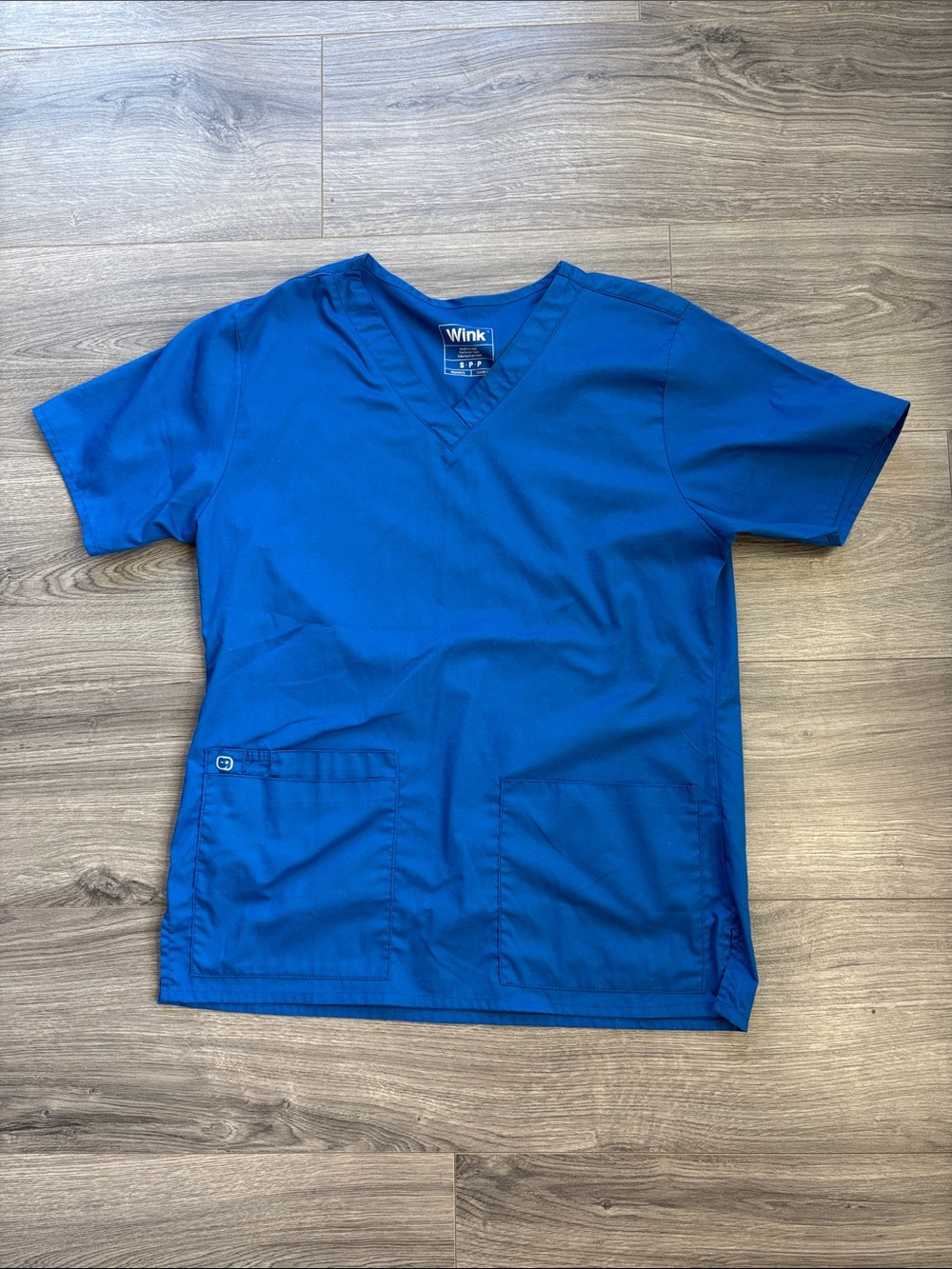 WonderWink Women’s V-Neck Scrub Top - Royal Blue